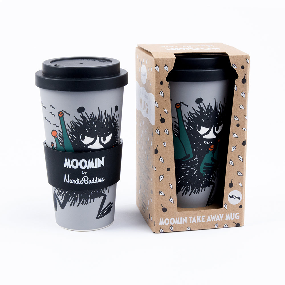 Take-away Moomin Mug: Stinky’s Escape, Grey (0.45 L)