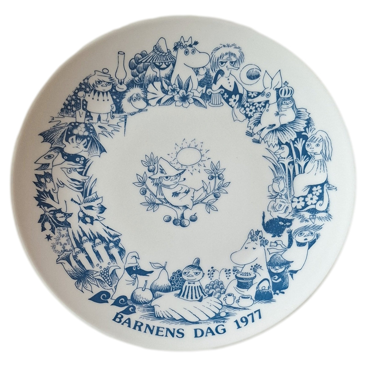Moomin Plate: Children's Day, Barnens dag (1977)
