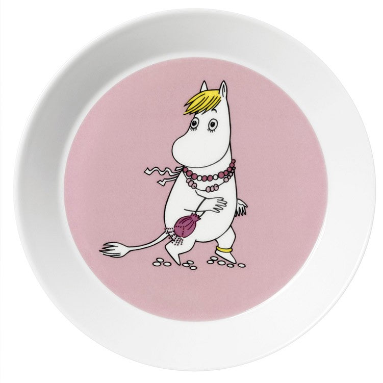 Mumintallrik:  Snorkfrøken, rosa (2013-)